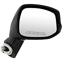 Right Side Mirrors Assembly Fit for 2012-2015 for HONDA CIVIC Power Heat Black