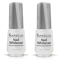 Barielle Nail Whitener for Yellow Nails or Dull Nails .47 oz. (PACK OF 2) - Whitening for Nails, Treats Yellow Nails