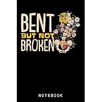 Bent But Not Broken Unicorn Scoliosis Journal Notebook: Adorable Unicorn-Themed Journal Notebook|Composition Notebooks For Teen Girls, Kids|Back To School Gifts