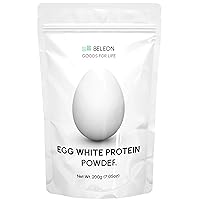 Egg White Protein Powder Unflavored 7.05 oz, Powdered Dried Eggs Whites - for Protein Shake - for Cooking Vegetarian, Meat and Fish Products