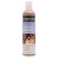 Naturale Daily Skin Body Polisher - Soothes And Softens Your Skin - Gentle Exfoliation Process - Lifts Dead Cells From The Skin’s Surface - Radiant Skin - Vanilla Bean And Sugar - 8 Oz