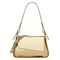 Evening Bag Purse Y2K Sliver Gold Clutch Shoulder Handbag Party Metallic Purse