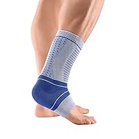 Bauerfeind - AchilloTrain Pro - Achilles Tendon Support - Breathable Knit Ankle Brace for Targeted Relief of Achilles Tendon Without Limiting Mobility - Size 5 - Color Titanium