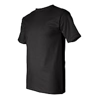 Bayside Apparel mens 6.1 oz. Basic T-Shirt(BA5100)-BLACK-2XL