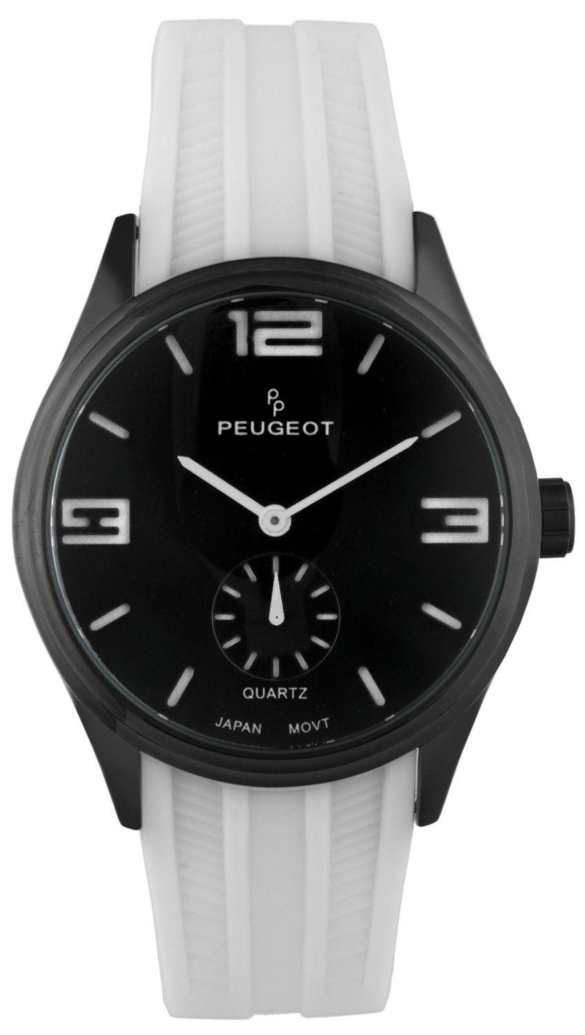 Peugeot Men's 2042OBK Analog Display Japanese Quartz Orange Watch