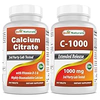 Calcium Citrate with Vitamin D-3 & Vitamin C 1000 mg