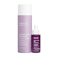 Paula's Choice 5% Niacinamide Body Serum + CLINICAL 20% Niacinamide Treatment, Face & Body Kit for Discoloration, Redness & Bumpy Skin, All Skin Types Including Acne-Prone, Set of 2