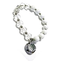 Linpeng Womens Classic Bracelets, White, 7 5 Inch US