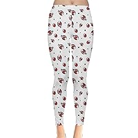 CowCow Womens Bee Butterflies Butterfly Honeycombs Insect Ladybugs Beetles Leggings, XS-5XL