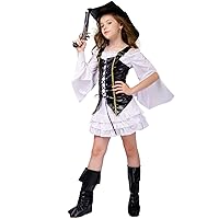 Kid's Girl Pirate Halloween Cosplay Costume