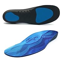 Full-Length Orthotic Shoe Insoles with Arch Support for Plantar Fasciitis, Ball of Foot Pain, Flat Feet - Comfort Wear, Pair, XS