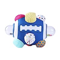 Football Bumpy Ball for Baby Cognitive Developmental, Baby Boys & Girls - Newborn to 36 Months Sensory Football Rattle Toy