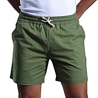 Mens Zipper Cargo Shorts Lightweight Casual Athletic Short Knee Length Summer Vacation Sweat Shorts with Buckle