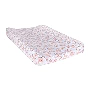 Trend Lab Raindrop Changing Pad Cover 100% Cotton Cover for Baby Nursery, Fits A 16 in x 32 in Standard Changing Pad