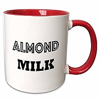 3dRose Tory Anne Collections Quotes - PRINT OF SAYING ALMOND MILK - Mugs (mug_221431_5)