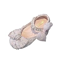 Dress Sandal for Girls Performance Dance Shoes For Girls Childrens Shoes Pearl Rhinestones Girls Sandal Wedges