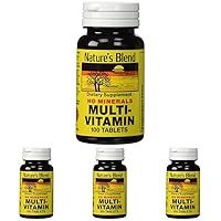 Nature's Blend Multi-Vitamin No Minerals 100 Tabs (Model: 3824) (Pack of 4)