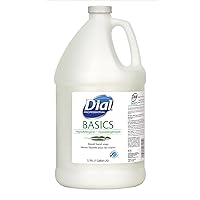 Dial Professional Basics Hypoallergenic Liquid Hand Soap, Green Seal Certified, 1 Gallon Bottle (Pack of 4)