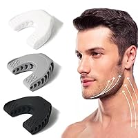 WEISIPU 3PCS Jaw Exerciser - Silicone Jawline Exerciser for Men & Women, 3 Resistance Levels, Facial Muscle Training and Toning Tool