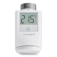 Homematic IP Smart Home Radiator Thermostat - Standard - Intelligent heating control via app and voice control with Amazon Alexa, 140280A0