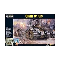 Bolt Action Char B1 Bis Tank 1:56 WWII Military Wargaming Plastic Model Kit