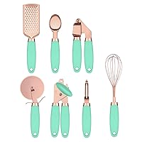 7 Pack Ice Cream Scoop Peeler Garlic Press Cheese Grater Whisk Baking Cookware Kits For Kids Cute Cookie Gadgets