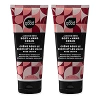 All Good Hand & Body Lotion | Moisturizing Organic Cream for Dry Skin, Hands & Body | Non-Greasy Body Butter, Vegan (Jasmine Rose)(2-Pack)