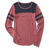 AEROPOSTALE Womens Athletic Embellished T-Shirt, Red, X-Small