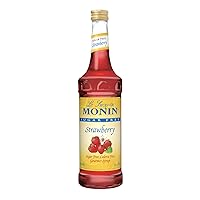 Sugar Free Strawberry Syrup, Mild and Sweet, Great for Cocktails, Sodas, and Smoothies, Non-GMO, (750 ml)