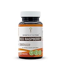 Red Raspberry 60 Capsules, 1000 mg, Red Raspberry (Rubus idaeus) Dried Leaf (60 Capsules)