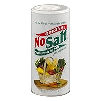 Nu-Salt Sodium-Free Salt Substitute, Contains Potassium Chloride, Table  Salt Alternative, Vegan, Good for Chips, Pretzels, French Fries, Popcorn