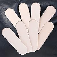 8 Pcs 4 Inch Natural 7-8 Oz. Leather Tooling Blanks #ZTB3X58N