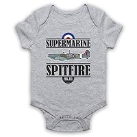 Unisex-Babys' Spitfire Supermarine MK III Baby Grow