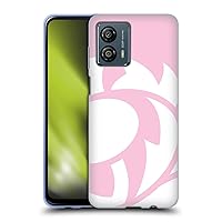 Head Case Designs Officially Licensed Scotland Rugby Salmon Pink Oversized Thistle Soft Gel Case Compatible with Motorola Moto G53 5G