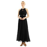 YiZYiF Women's Chiffon Bridesmaid Dresses Long Evening Prom Gowns Cocktail Party Dress