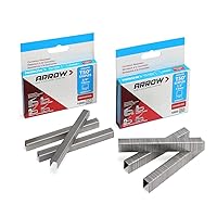 ARROW T50 Stainless Steel Staples Pack Set #508SS1 1/2'' 12mm and #506SS1 3/8'' 10mm