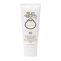 Mineral SPF 50 Sunscreen Lotion | Vegan and Hawaii 104 Reef Act Compliant (Octinoxate & Oxybenzone Free) Broad Spectrum Natural Sunscreen with UVA/UVB Protection | 3 oz