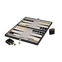 Mainstreet Classics 18-Inch Backgammon Board Game Set