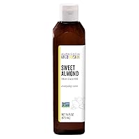 Aura Cacia Sweet Almond Skin Care Oil | GC/MS Tested for Purity | 480ml (16 fl. oz.)
