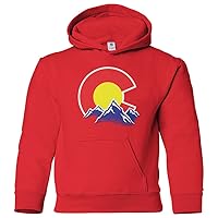 Threadrock Kids Colorado Mountain Youth Hoodie Sweatshirt