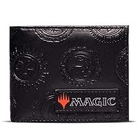 Magic: The Gathering Men's Central Hardside Expandable Luggage with Spinner Wheels, Black, Standard