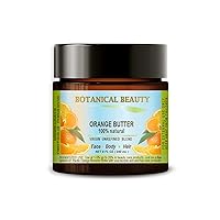 ORANGE OIL BUTTER RAW. Orange essential Oil, Orange wax, Soybean Oil.100% Natural VIRGIN UNREFINED. 8 Fl oz - 240 ml. For Skin, Hair, Lip and Nail Care.