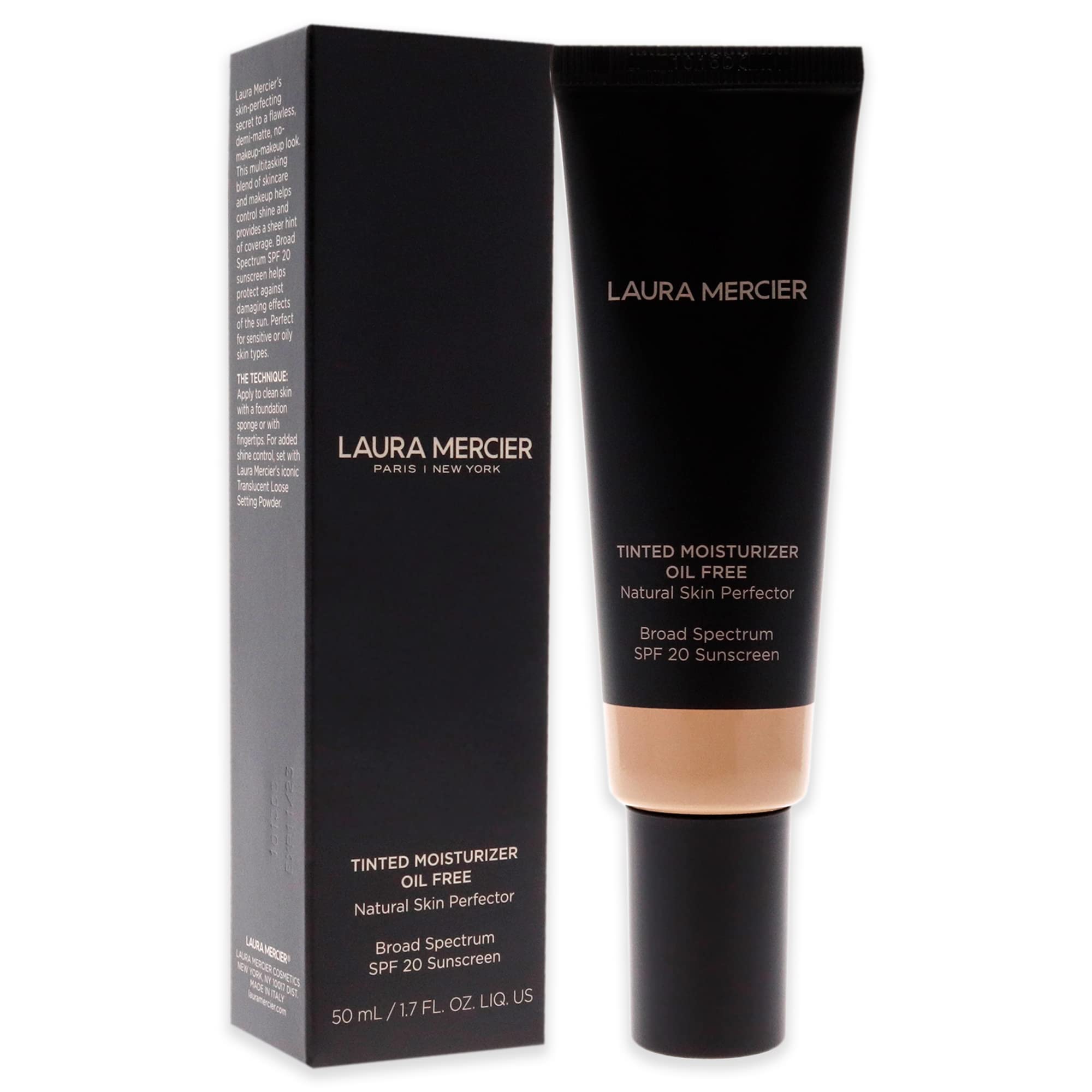 Laura Mercier Women's Oil Free Tinted Moisturizer SPF 20, 2N1 NUDE, One Size