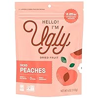Hello! I'm Ugly, Peaches Dried Upcycled, 4 Ounce…