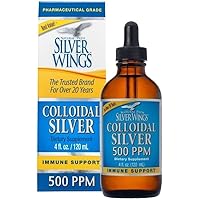 Colloidal Silver 500 ppm - Pure Mineral Supplement - Immune Support for Your Family - Powerful Healing Without a Bad Taste (4fl oz/120ml)