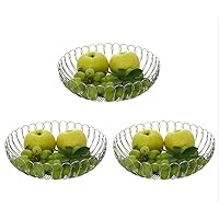 YBM Home Fruit Basket Bowl for Kitchen Counter and Pantry, 12112-3