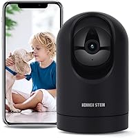 1080P Security Camera (2.4G Only), Baby Monitor 360-Degree for Home Security, Smart Home Pet Camera, with Night Vision, Compatible with Alexa & Google Assistant Home Security Camera
