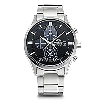 [Orient] Orient Contemporary Chronograph Watch LightCharge Black RN – ty0002b Men's