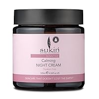 Sukin Sensitive Skin Calming Night Cream, 4.06 Ounces