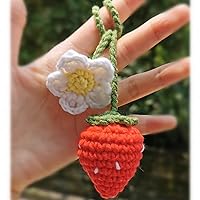 Crochet Cute Strawberry Flower DIY Craft Amigurumi Knitting Kit